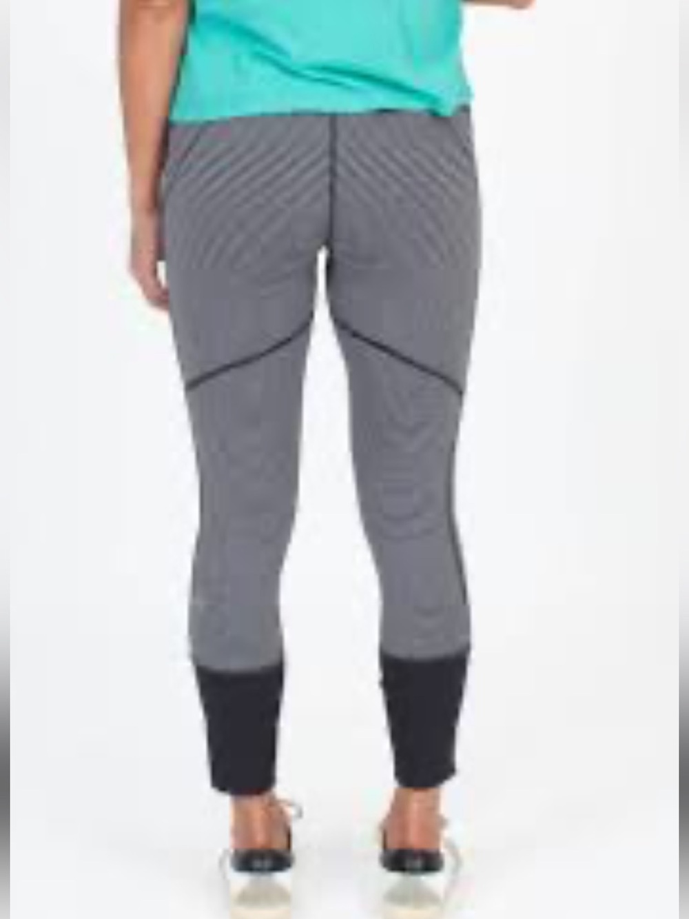 Lululemon  Stripe Cropped Leggings ،Athletic Yoga Running Pants  size 12